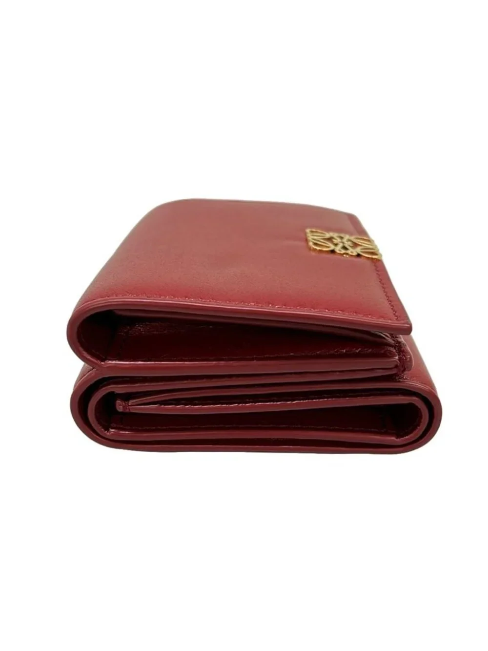 Loewe Bordeaux Leather Wallet